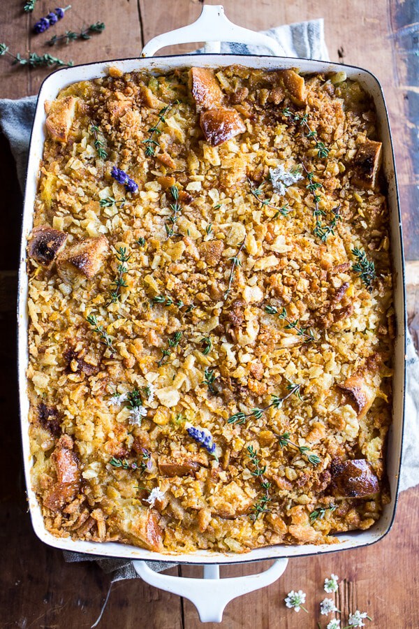 One Pan Healthier Chicken and Zucchini Noodle Casserole | halfbakedharvest.com @hbharvest