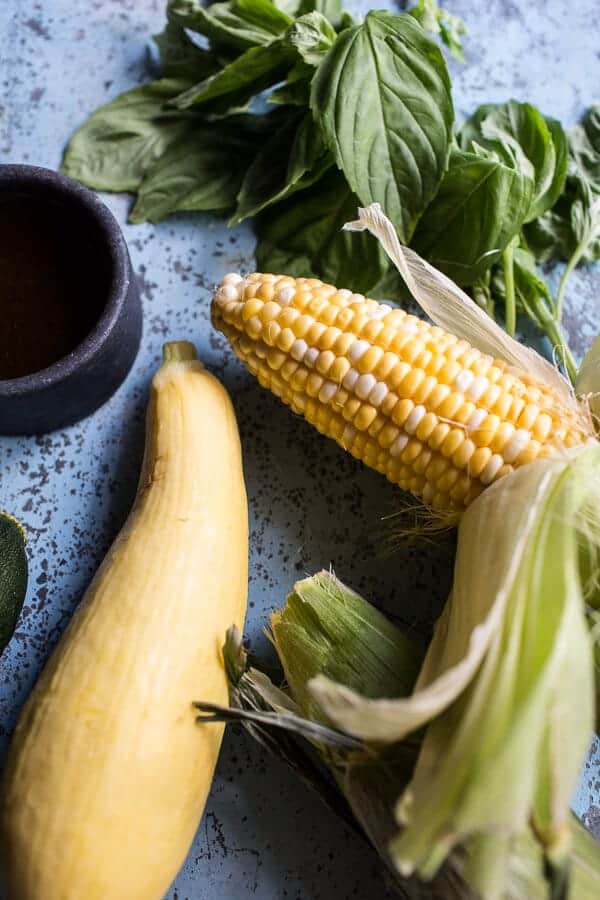 Zucchini and Roasted Sweet Corn Provolone Phyllo Pizza with Truffle Oil | halfbakedharvest.com @hbharvest