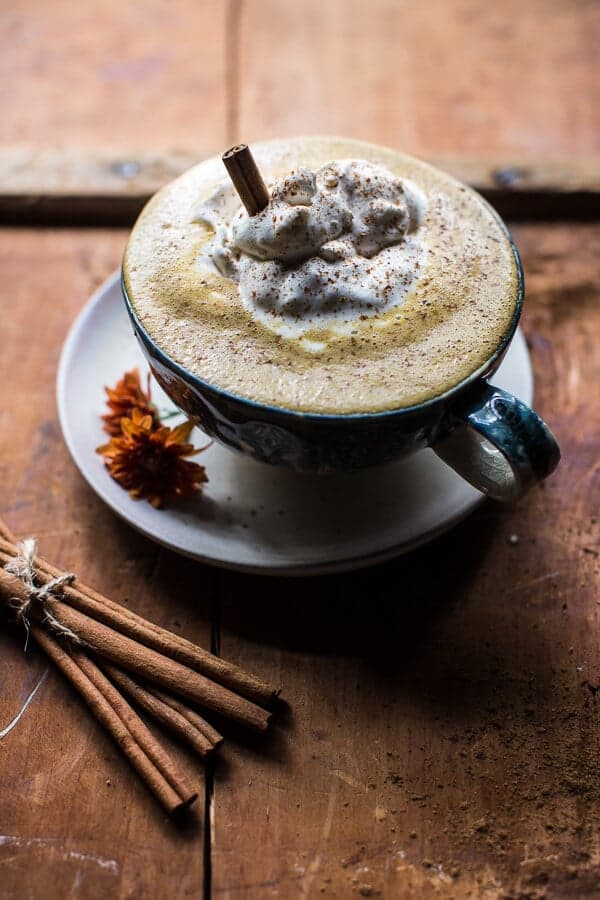 Coconut Pumpkin Spice Latte | halfbakedharvest.com @hbharvest