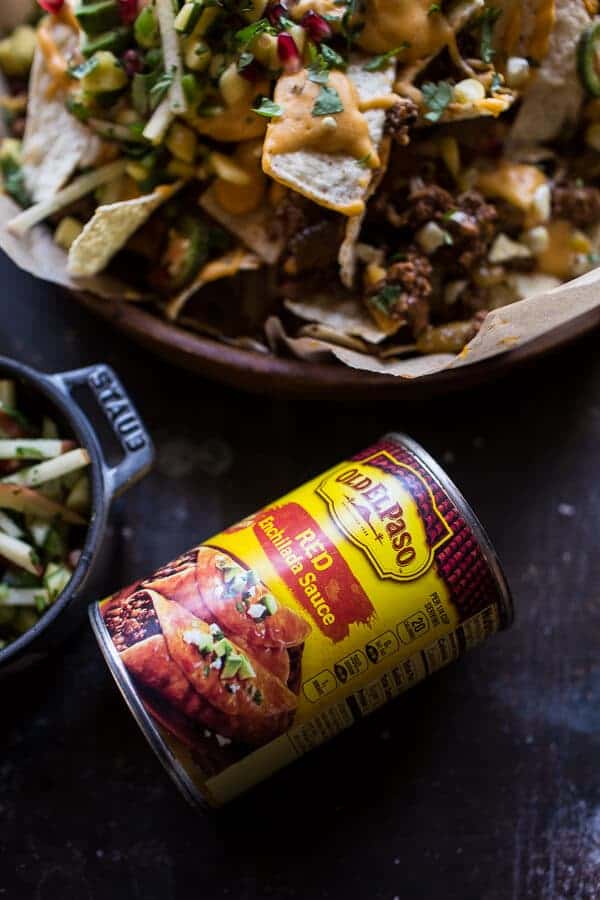 Easy Enchilada Beef Nachos | halfbakedharvest.com @hbharvest