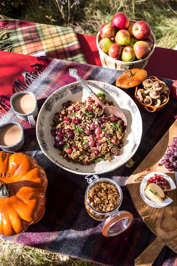 Thai Grape and Peanut Quinoa Salad | halfbakedharvest.com @hbharvest