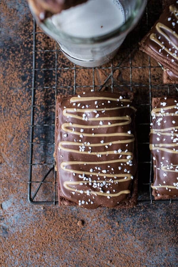 Homemade Chocolate Peanut Butter Fudge Pop-Tarts | halfbakedharvest.com @hbharvest