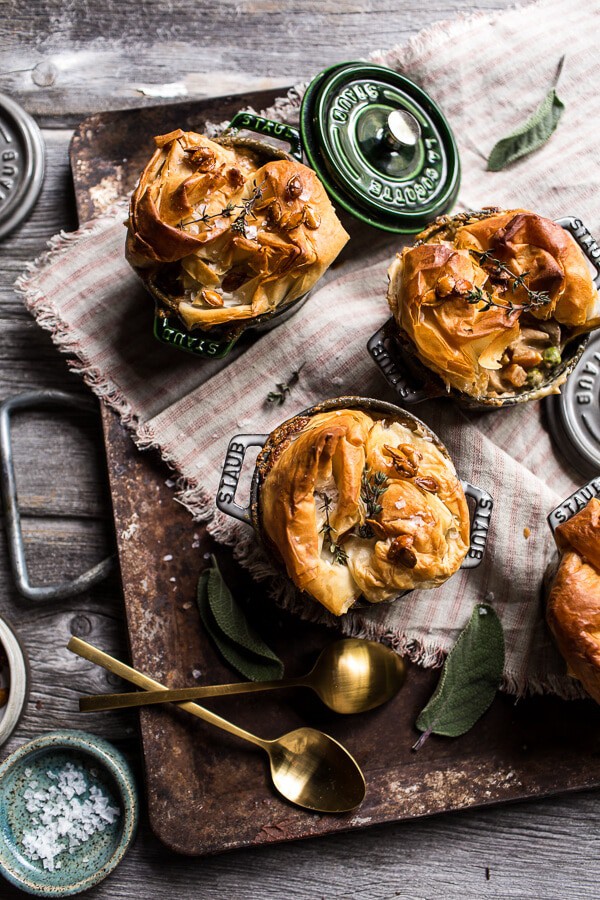 Autumn Chicken and Phyllo Dough Pot Pies | halfbakedharvest.com @hbharvest