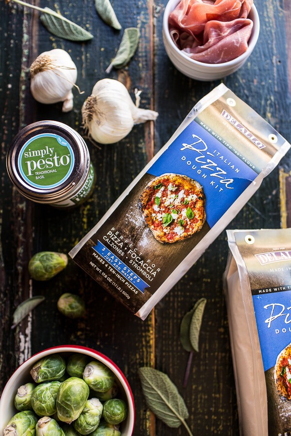 Charred Brussels Sprout Pizza with Browned Sage Butter (VIDEO) | halfbakedharvest.com @hbharvest