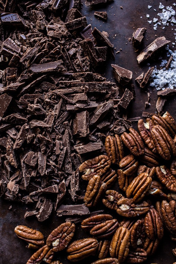 Chocolate Covered Roasted Pumpkin Seed Turtle Clusters | halfbakedharvest.com @hbharvest