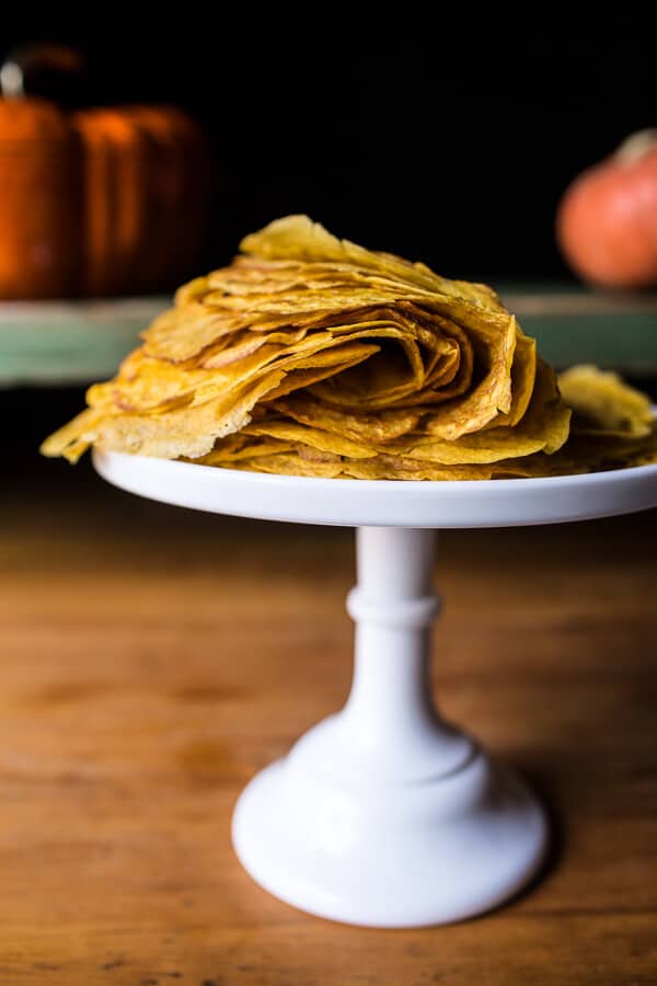 Pumpkin Nutella Crepe Cake | halfbakedharvest.com @hbharvest