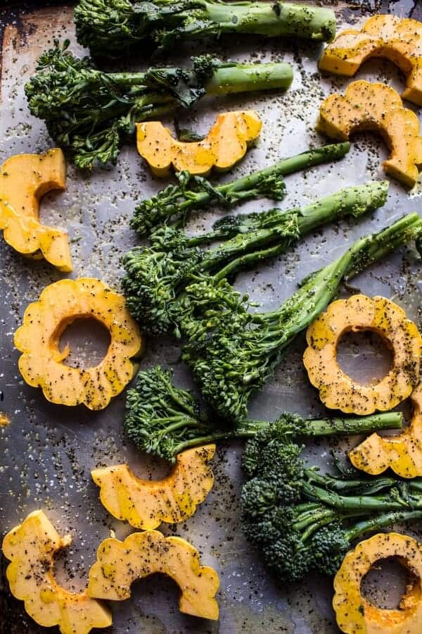 45-Minute Truffled Mushroom Chicken with Polenta + Roasted Broccolini | halfbakedharvest.com @hbharvest