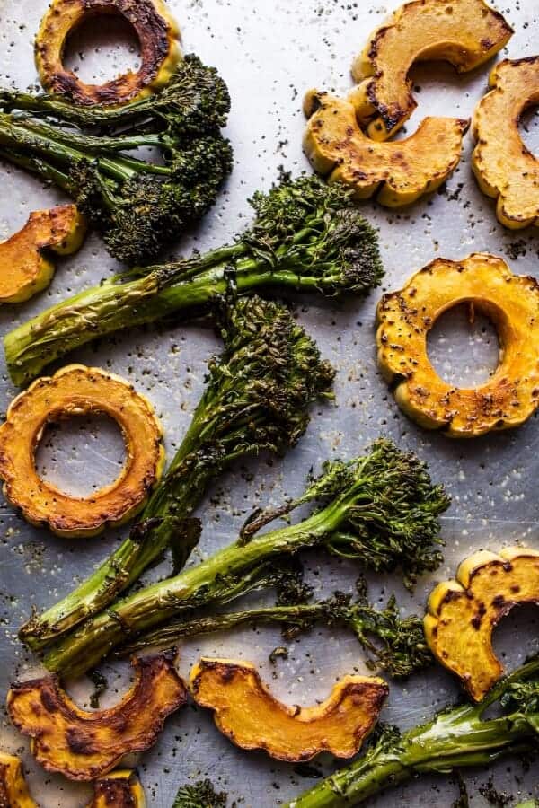 45-Minute Truffled Mushroom Chicken with Polenta + Roasted Broccolini | halfbakedharvest.com @hbharvest