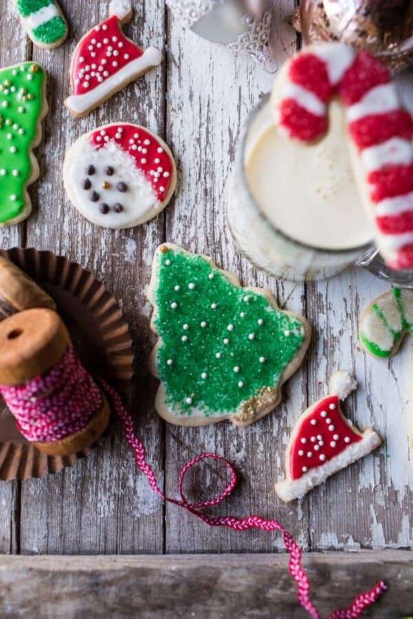 Eggnog Scented Sugar Cookies with Easy Vanilla Icing | halfbakedharvest.com @hbharvest