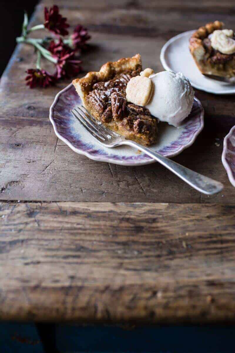 Salted Bourbon Pecan Pumpkin Pie | halfbakedharvest.com @hbharvest