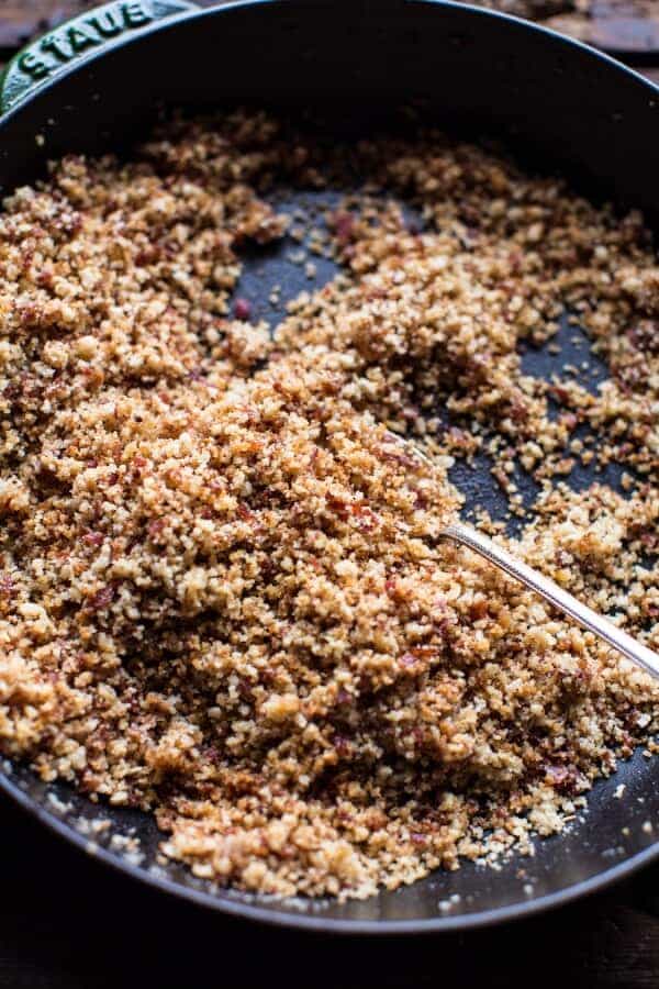 Chorizo Bolognese Pasta with Sourdough Pangrattato + Burrata | halfbakedharvest.com @hbharvest