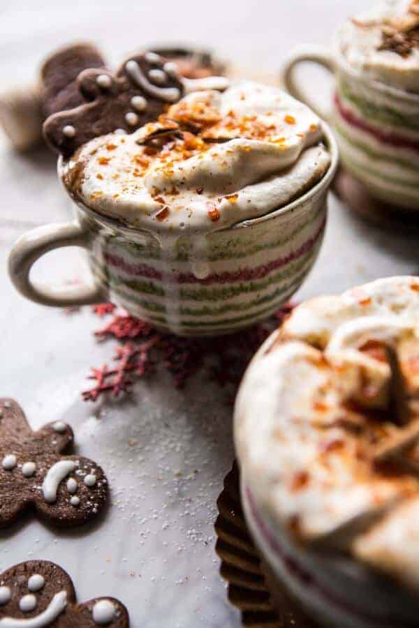 Gingerbread Latte with Salted Caramel Sugar (VIDEO) | halfbakedharvest.com @hbharvest