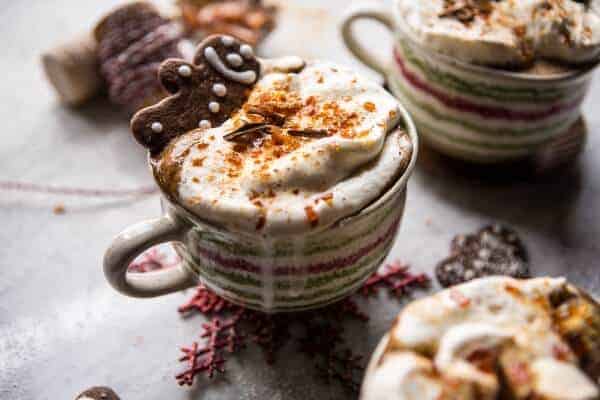 Gingerbread Latte with Salted Caramel Sugar (VIDEO) | halfbakedharvest.com @hbharvest