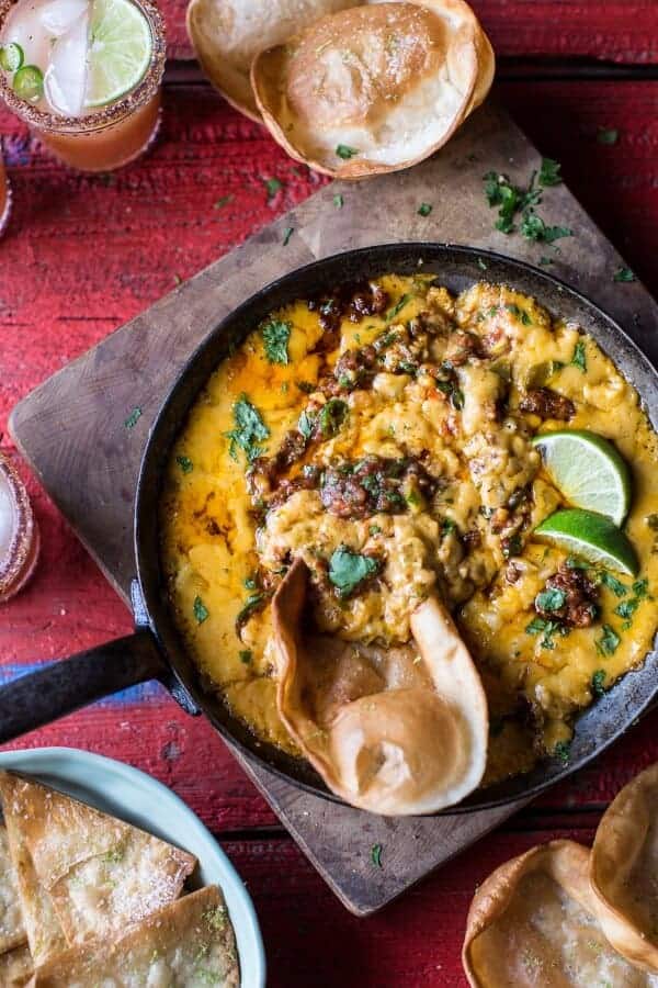 Queso Fundido alla Tequila | halfbakedharvest.com @hbharvest
