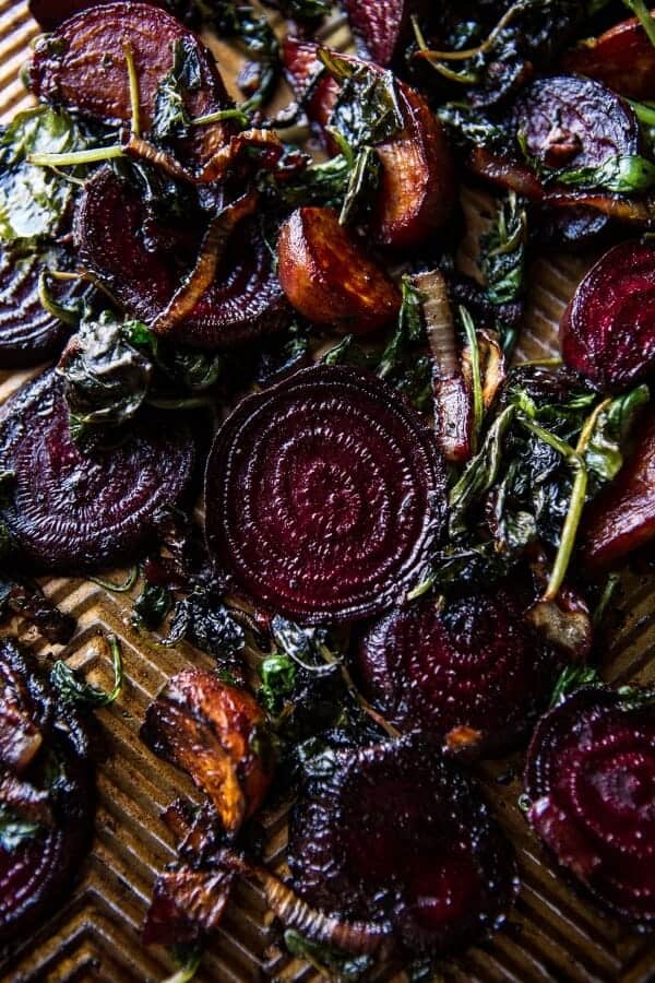 Roasted Beet, Baby Kale and Brie Quiche | halfbakedharvest.com @hbharvest