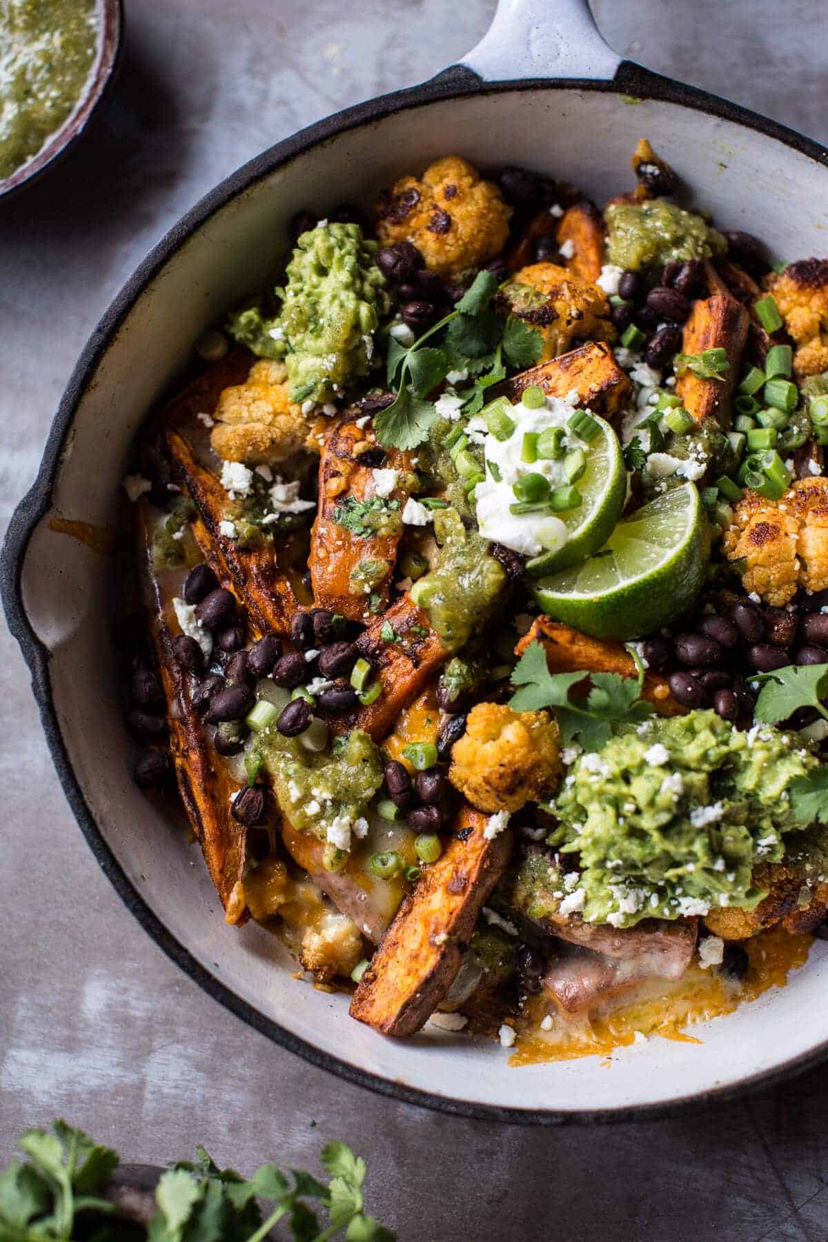 Sweet Potato Black Bean Nachos: A Week of (Healthy) Cozy Winter Recipes | halfbakedharvest.com @hbharvest