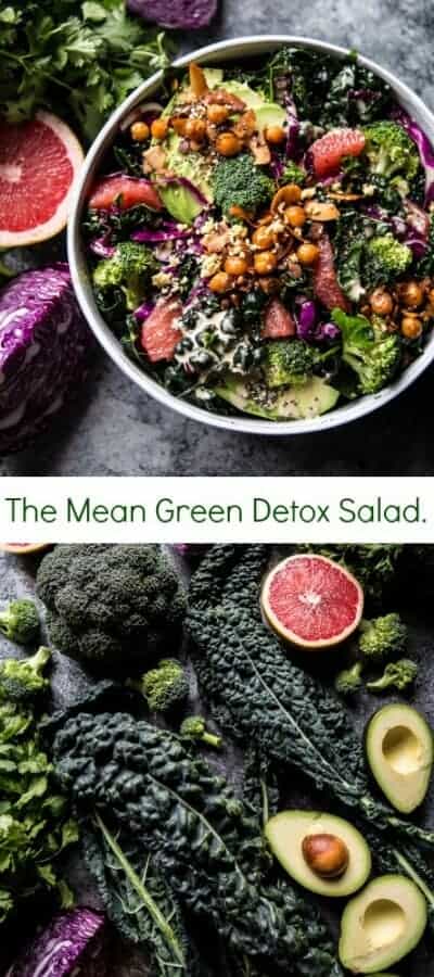 The Mean Green Detox Salad | halfbakedharvest.com @hbharvest
