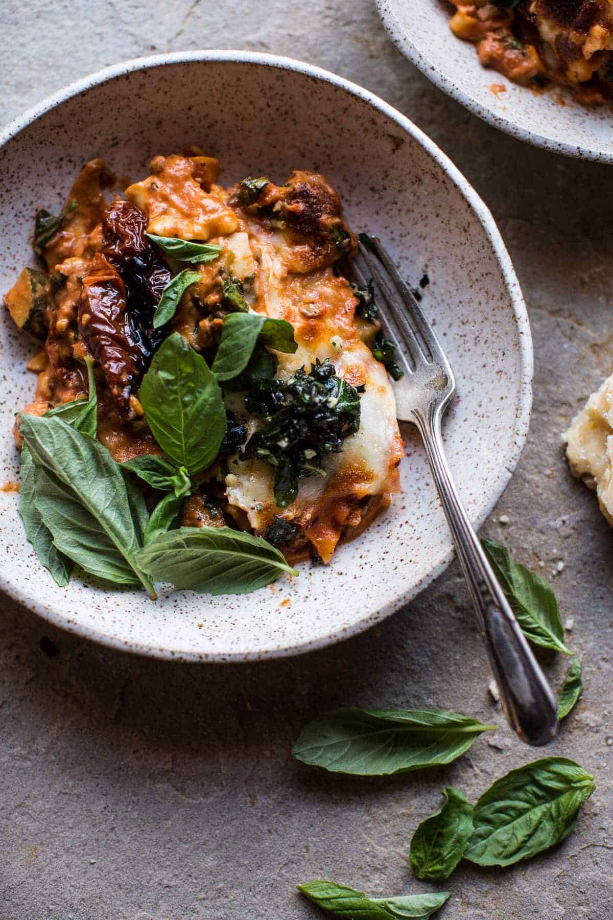 Simple Vegetarian Skillet Lasagna | halfbakedharvest.com @hbharvest