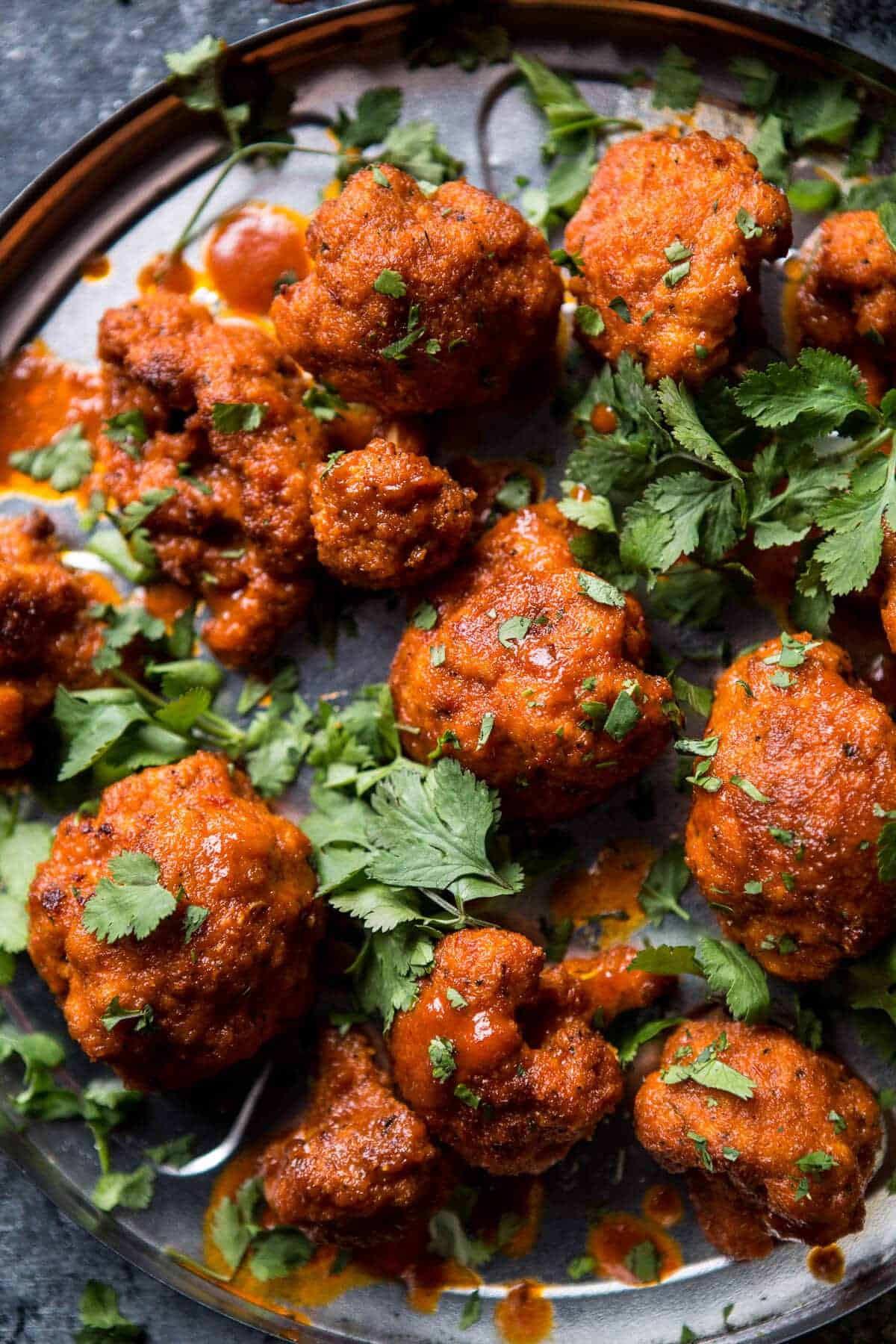 Sriracha Buffalo Cauliflower Bites | halfbakedharvest.com @hbharvest