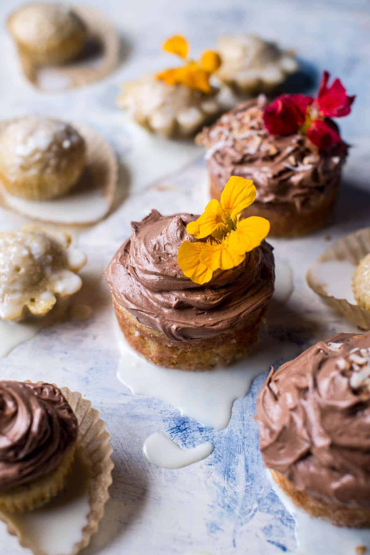 Coconut Banana 3-Milk Cupcakes with Nutella Buttercream | halfbakedharvest.com @hbharvest