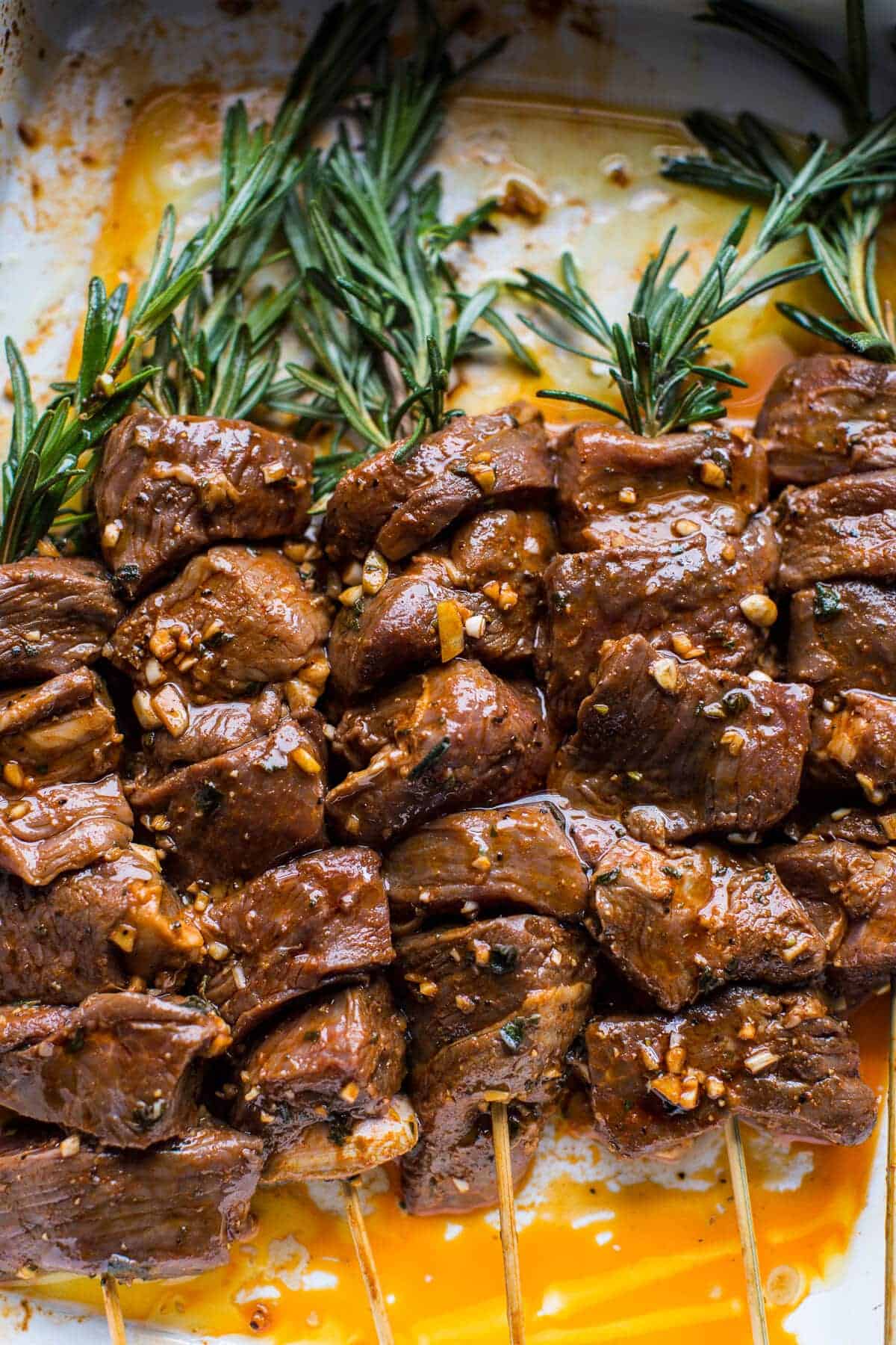 Greek Lamb Souvlaki Plates with Avocado Tzatziki | halfbakedharvest.com @hbharvest