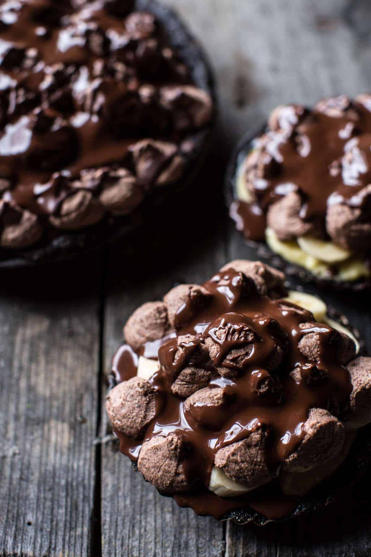 Banana Cream Pie…with Chocolate and Peanuts | halfbakedharvest.com @hbharvest