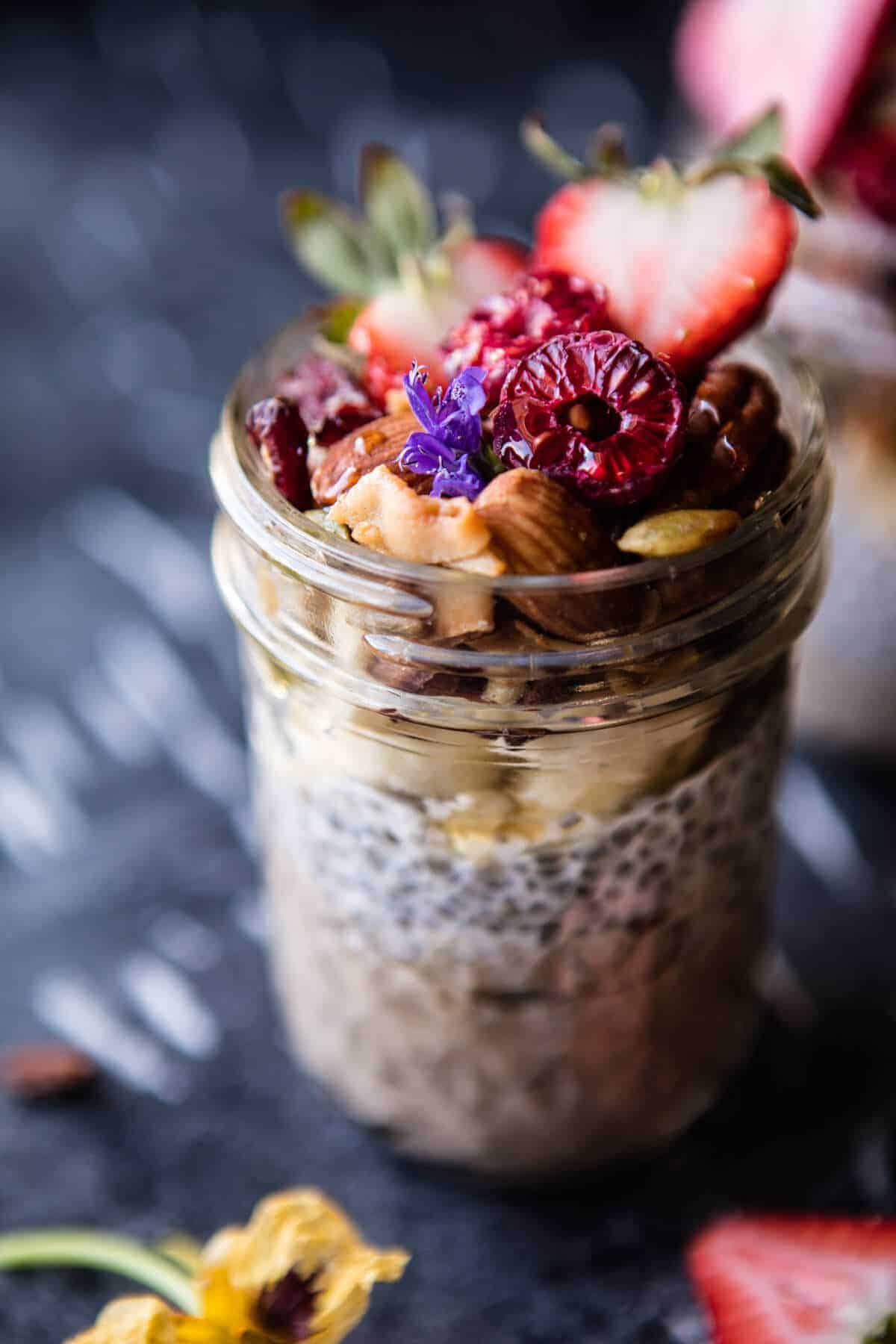 Chia Pudding with Grain Free Granola | halfbakedharvest.com @hbharvest