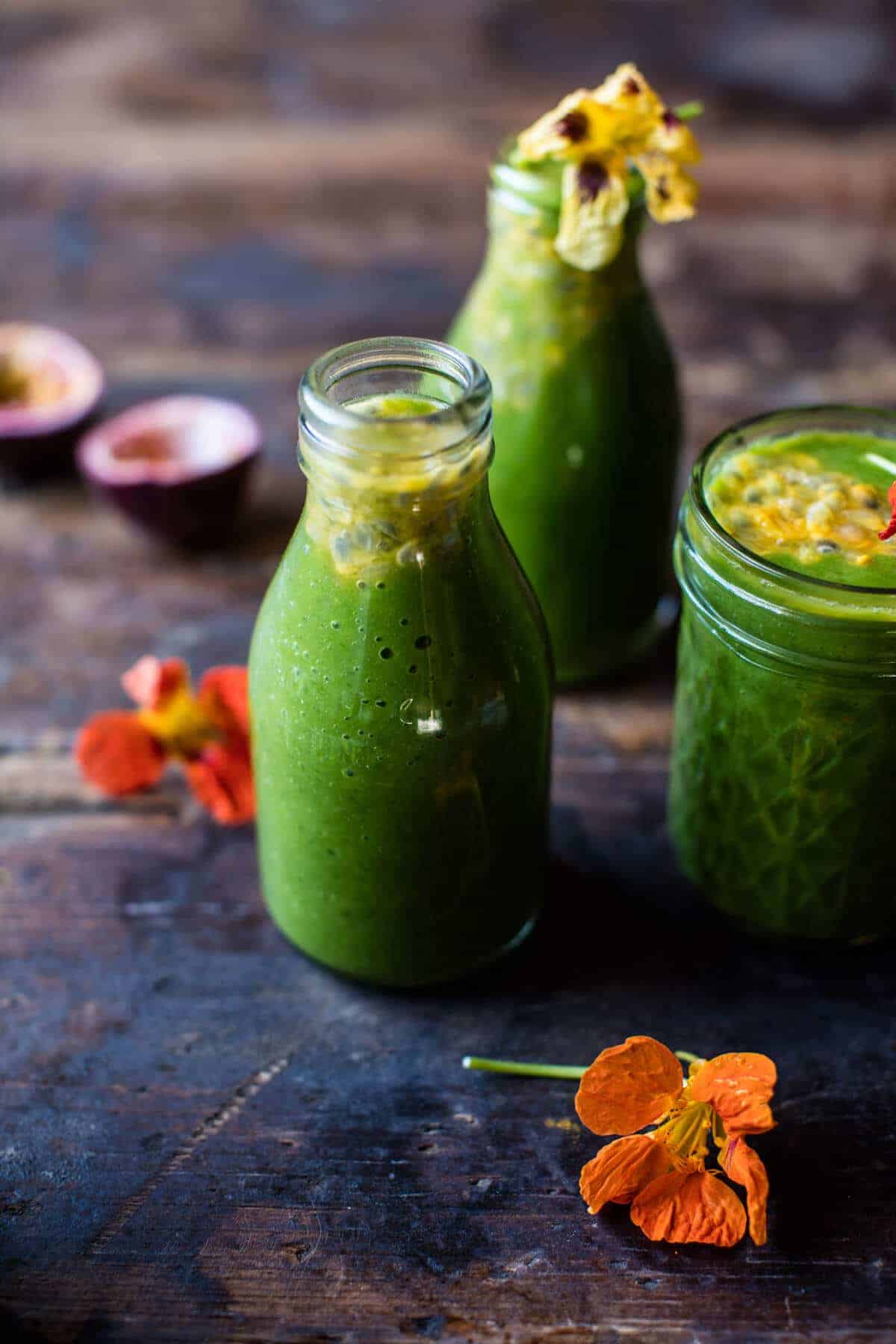 Mango Spinach Smoothie | halfbakedharvest.com @hbharvest