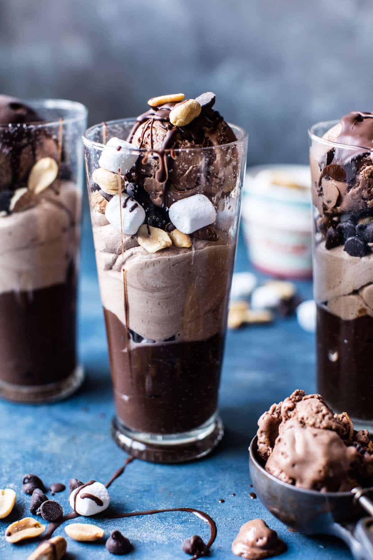 Rocky Road Pudding Parfaits | halfbakedharvest.com @hbharvest