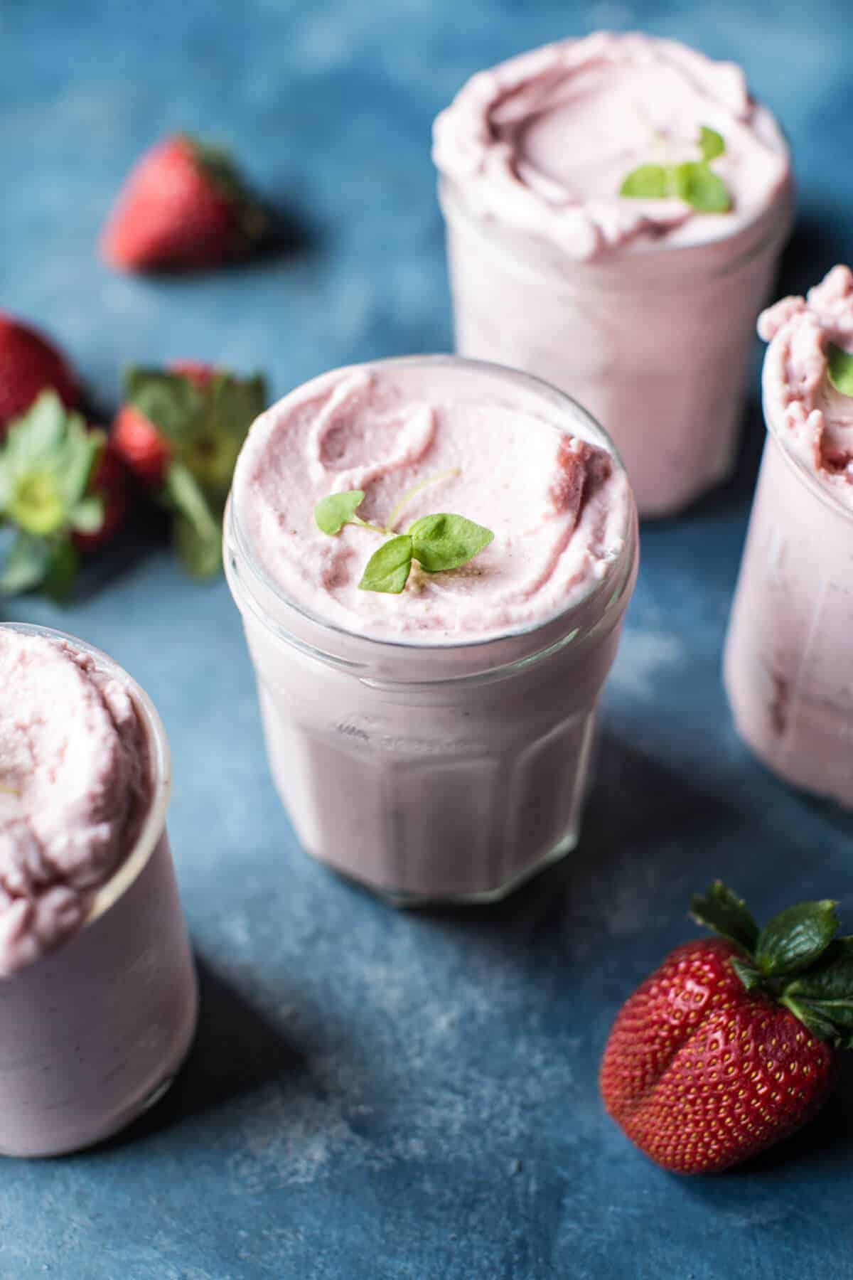 Strawberry Rosehip Frozen Yogurt | halfbakedharvest.com @hbharvest