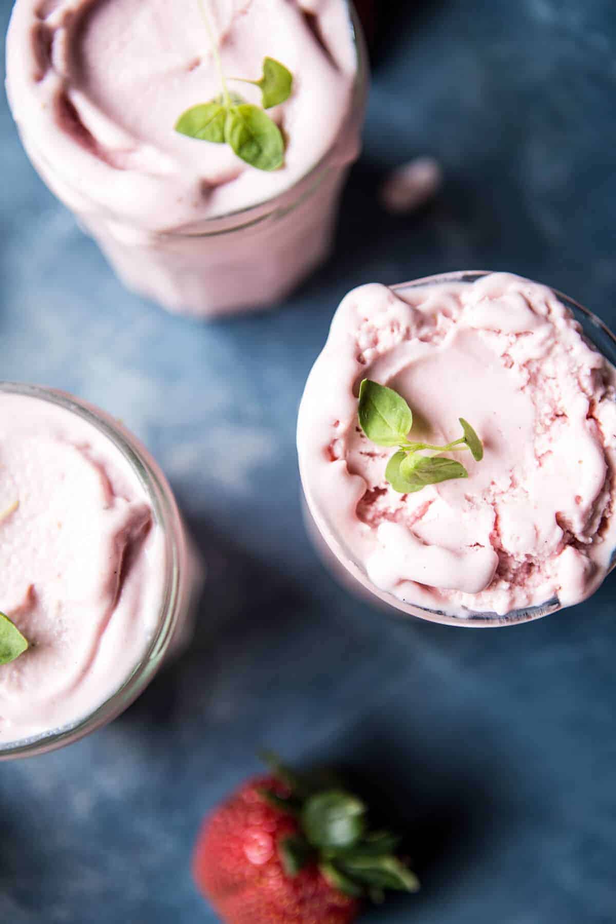 Strawberry Rosehip Frozen Yogurt | halfbakedharvest.com @hbharvest