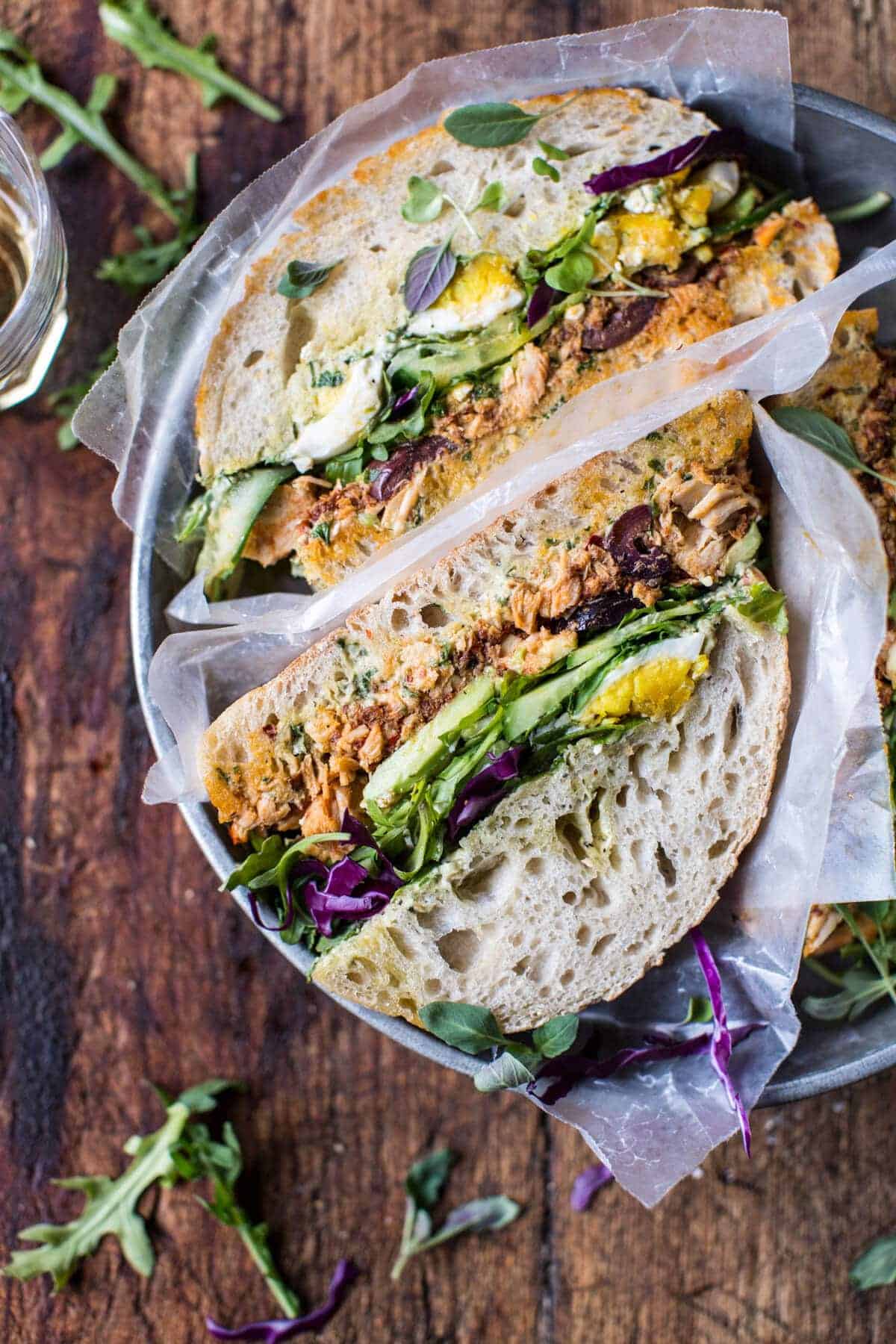 Tuscan Tuna Sandwich | halfbakedharvest.com @hbharvest
