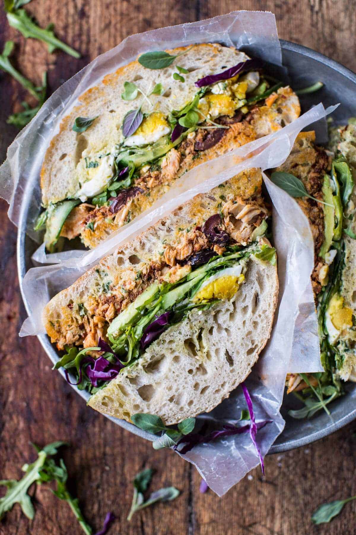 Tuscan Tuna Sandwich | halfbakedharvest.com @hbharvest