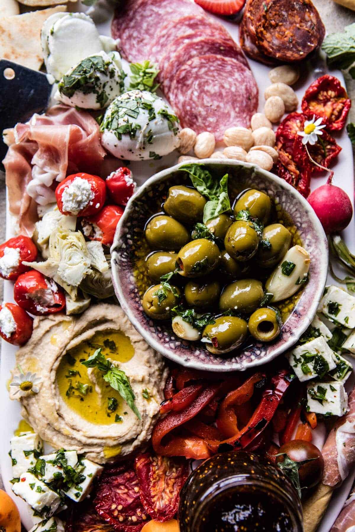 Greek Inspired Antipasto Platter | halfbakedharvest.com @hbharvest