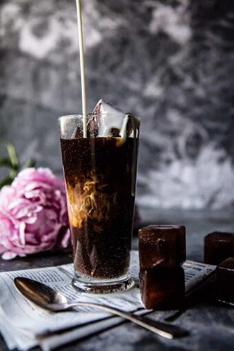 My Perfect Vanilla Bean Iced Coffee | halfbakedharvest.com @ hbharvest