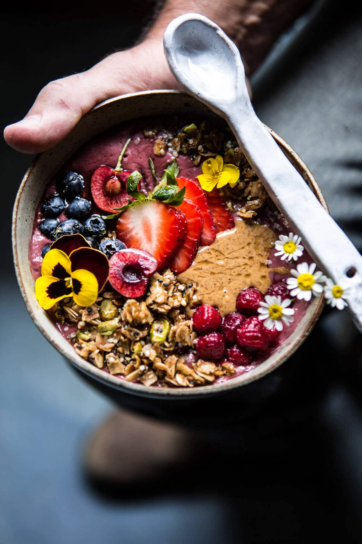 Peanut Butter Acai Bowl | halfbakedharvest.com @hbharvest