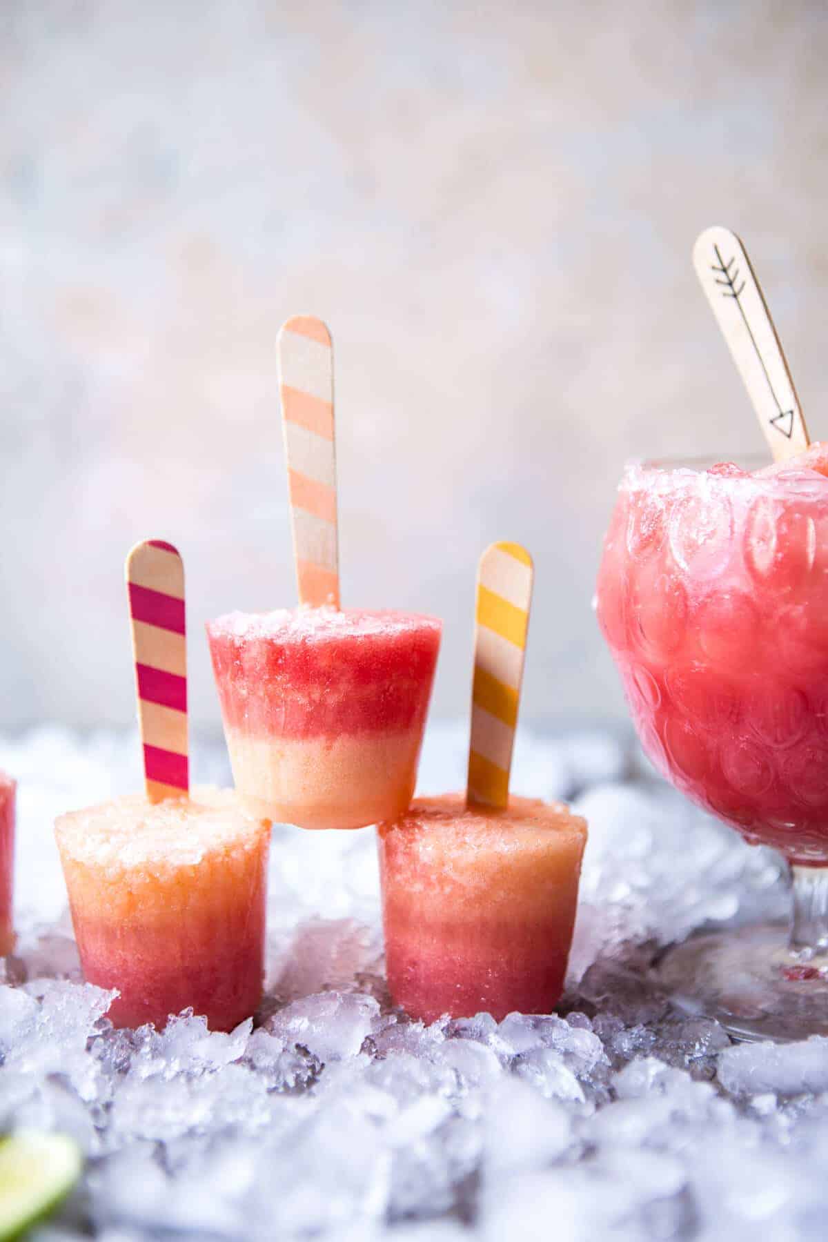Melon Lemonade Margarita Popsicles | halfbakedharvest.com @hbharvest