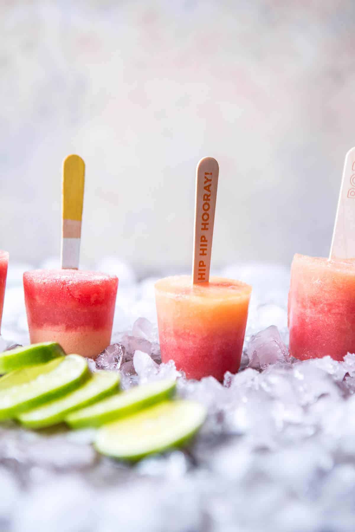 Melon Lemonade Margarita Popsicles | halfbakedharvest.com @hbharvest