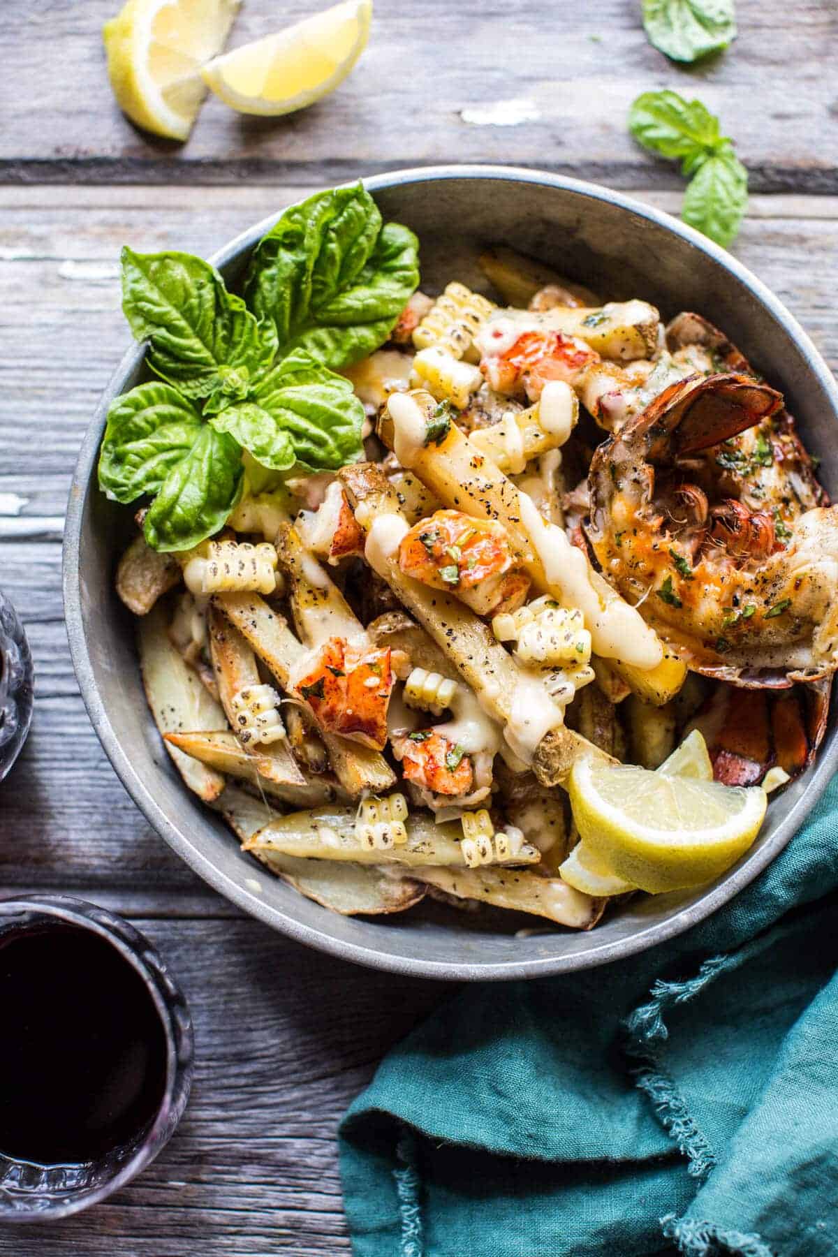 Sweet Chili Butter Grilled Lobster Fries with Havarti Cheese | halfbakedharvest.com @hbharvest