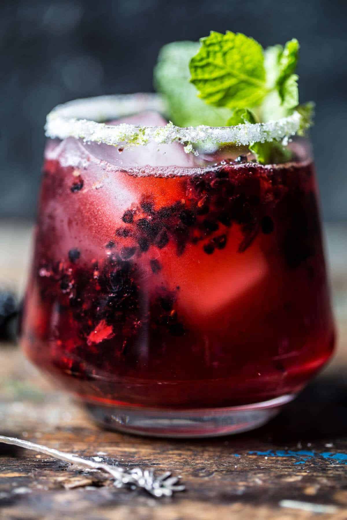 Blackberry Bourbon Smash | halfbakedharvest.com @hbharvest