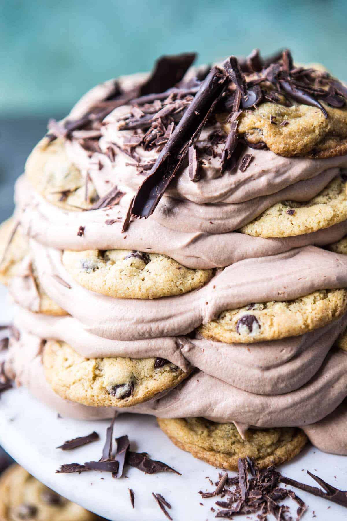 Chocolate Chip Cookie Nutella Ice Box Cake | halfbakedharvest.com @hbharvest