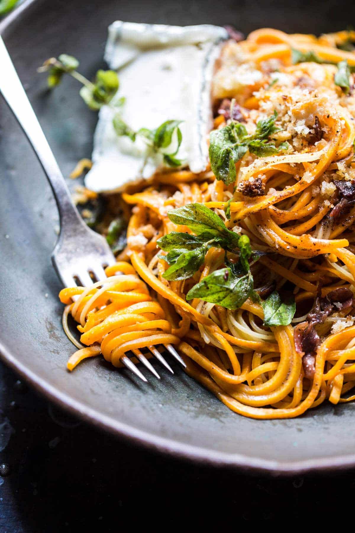 Butternut Squash Goat Cheese Pasta | halfbakedharvest.com @hbharvest