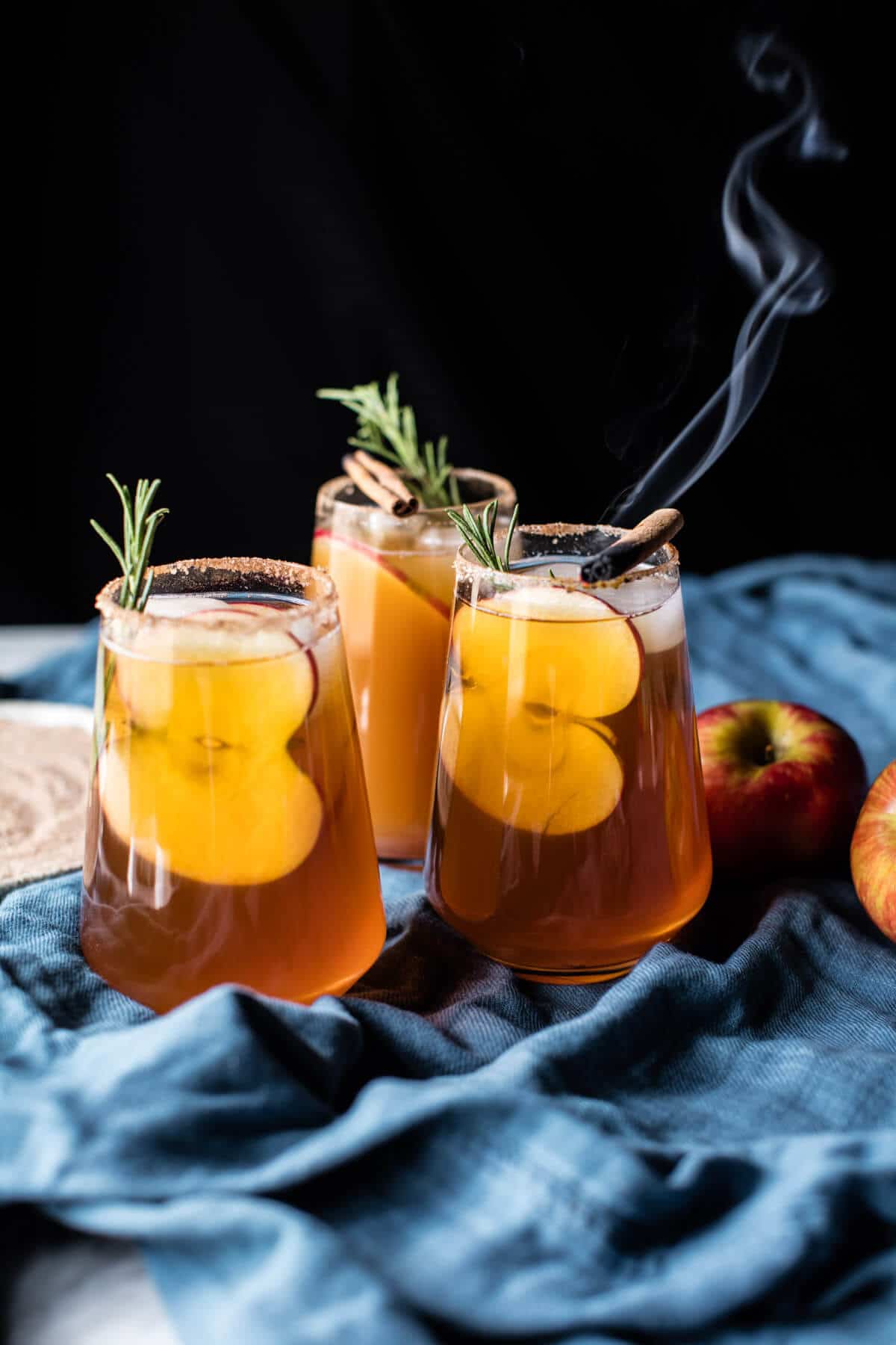 Smoky Harvest Apple Cider Margaritas | halfbakedharvest.com @hbharvest