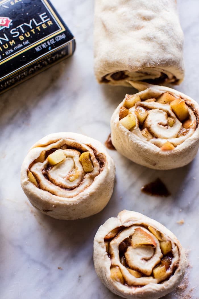 Apple Cinnamon Rolls with Cream Cheese Chai Frosting | halfbakedharvest.com @hbharvest