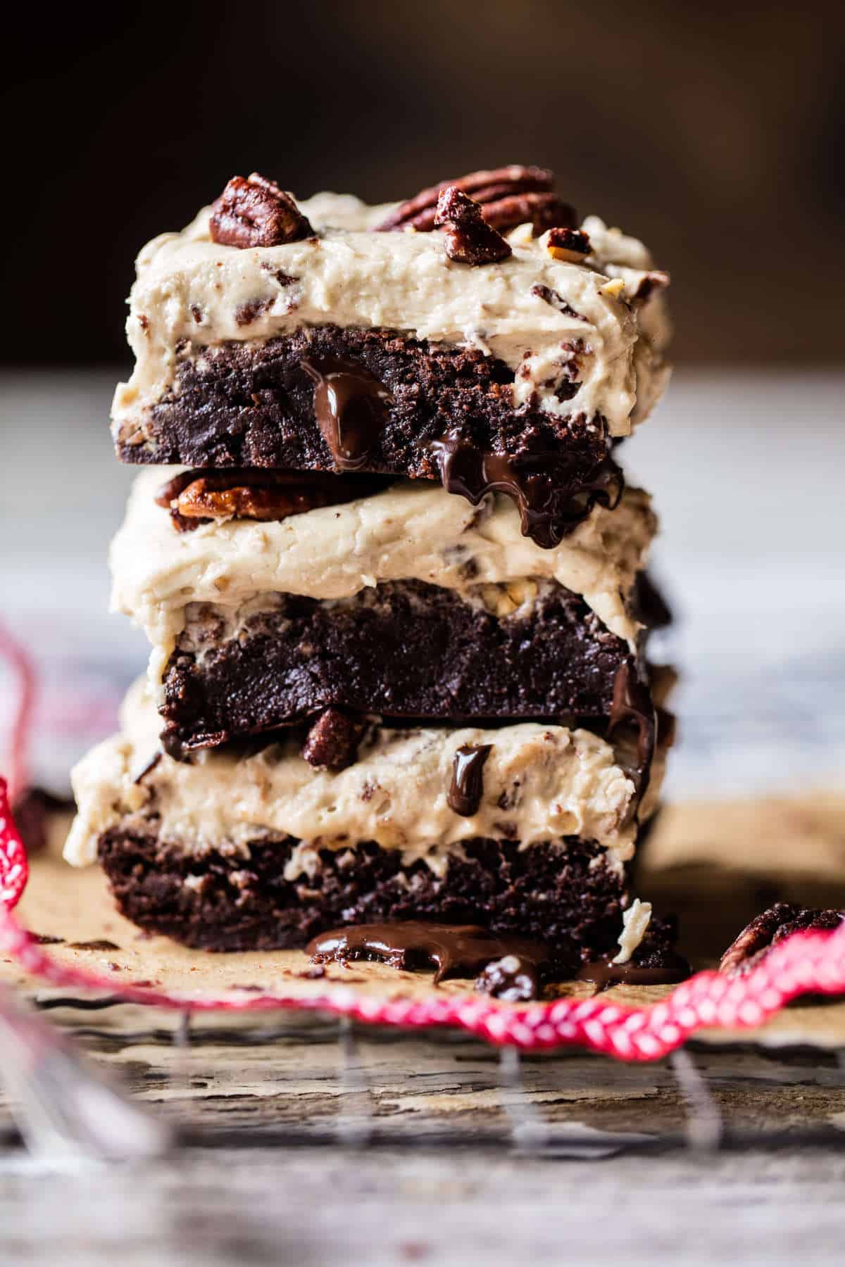 Butter Pecan Frosted Fudge Brownies | halfbakedharvest.com @hbharvest