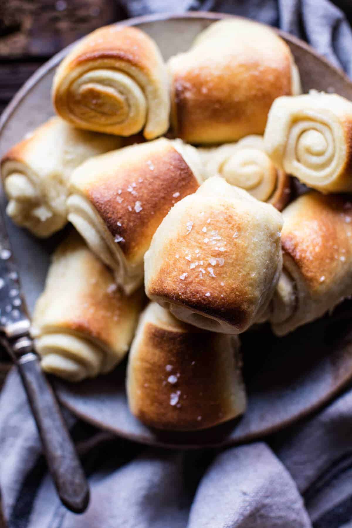 Buttery Parker House Rolls | halfbakedharvest.com @hbharvest