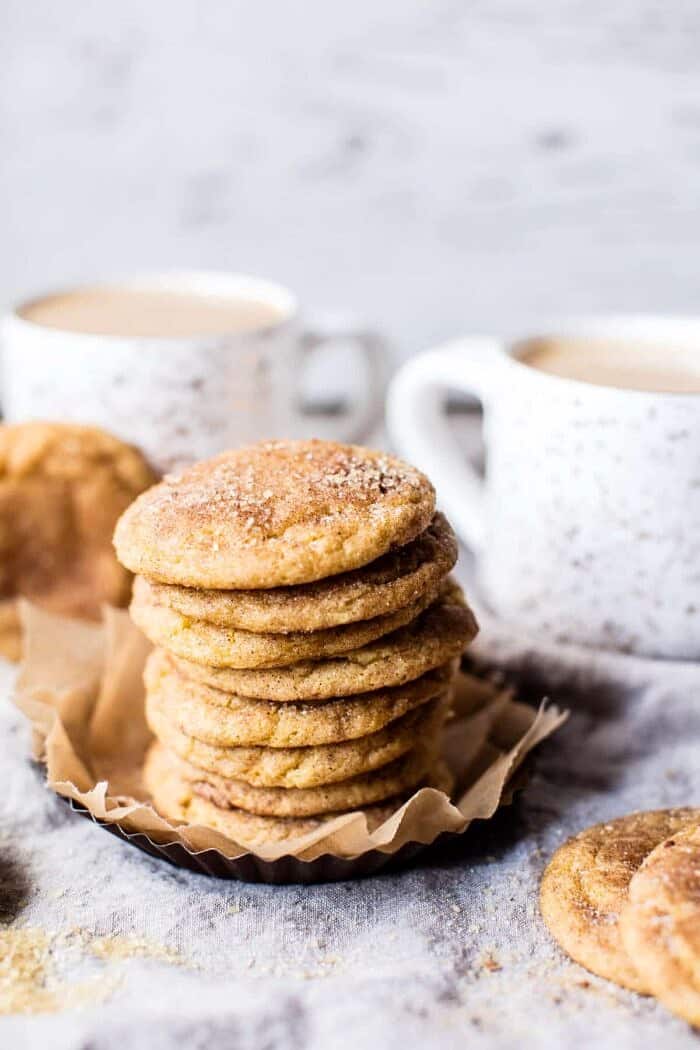 Pumpkin Chai Snickerdoodles | halfbakedharvest.com @hbharvest