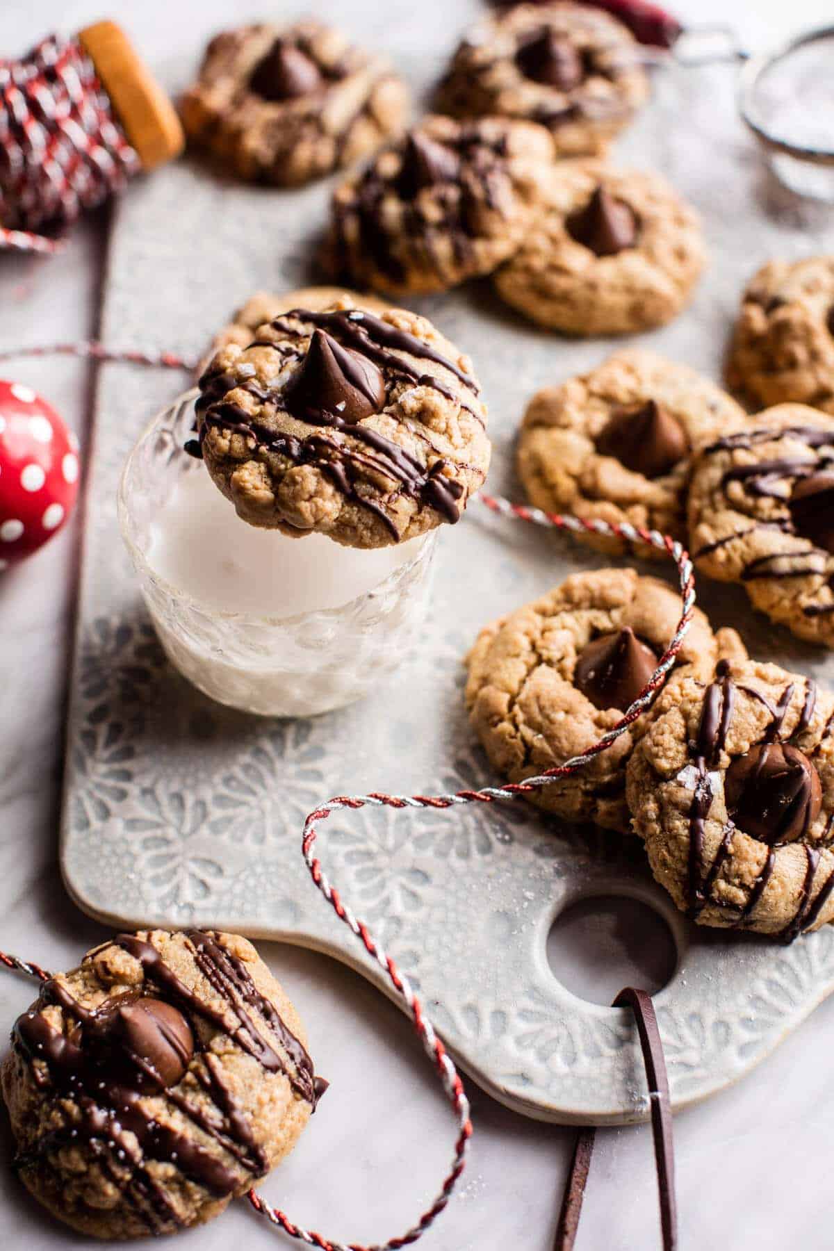 Chocolate Peanut Butter Crinkle Cookies | halfbakedharvest.com @hbharvest