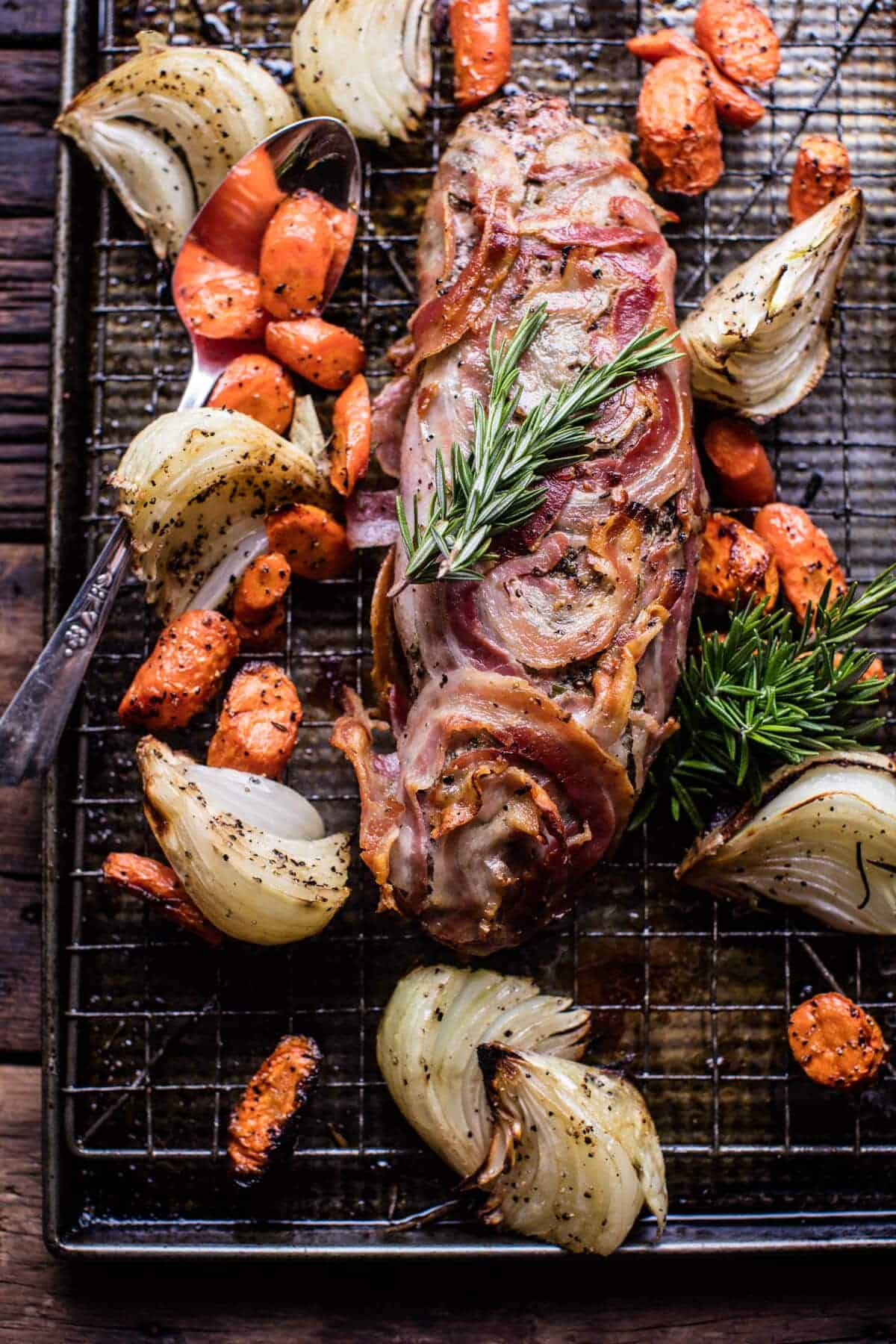 Pancetta Wrapped Pork Tenderloin | halfbakedharvest.com @hbharvest