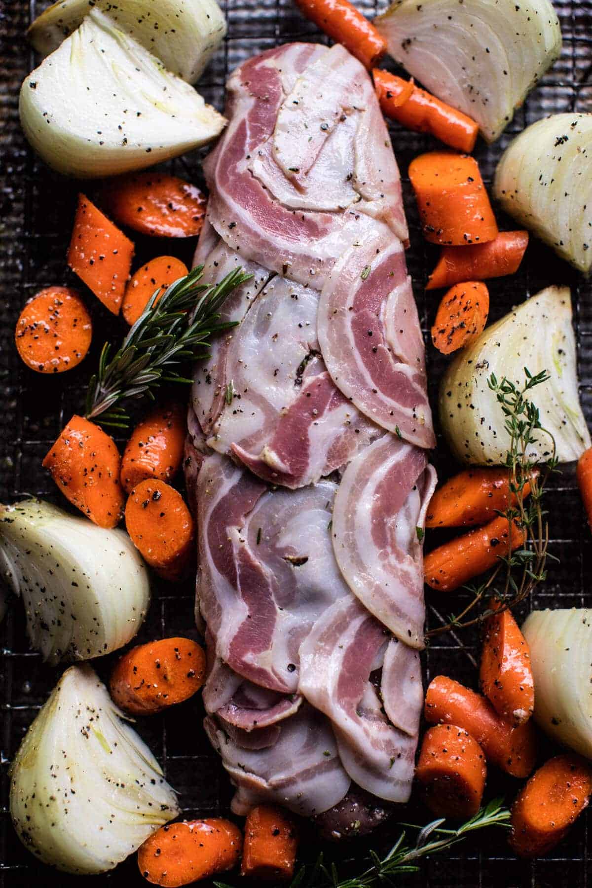 Pancetta Wrapped Pork Tenderloin | halfbakedharvest.com @hbharvest